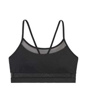 Victoria’s Secret Sport Black Mesh Scoop‎ Sports Bra Unlined Small